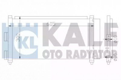 KALE OTO RADYATOR 386000 -  Конденсатор, кондиционер